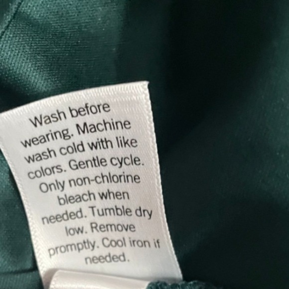 Nine West Ruffle Sleeve Blouson Mini Dress Women Medium Green Whimsigoth Shimmer - Picture 13 of 15